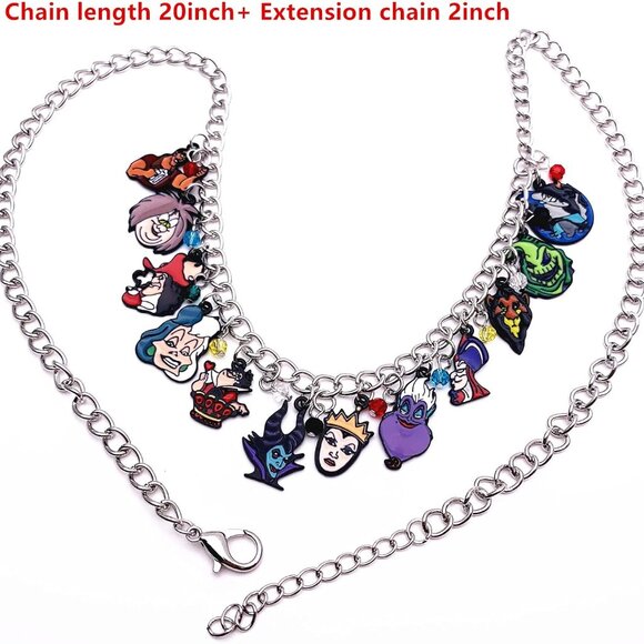 Horror Charm Necklace Women Zinc Multicolored Gift for Party or Casual - Picture 2 of 6